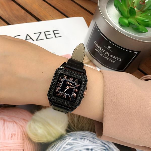 

women's watch 2019 new luxury style quartz watch for ladies clock good quality fashion, Slivery;brown