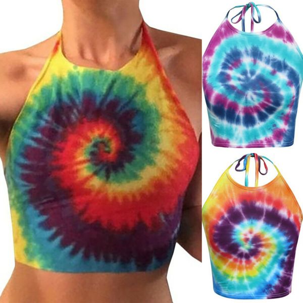 

Flowery Sexy Hot Women's Multicolor Paisley Tops Summer Beach Holiday Waistcoats