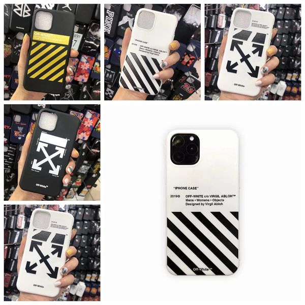 

Off tripe graffiti phone ca e for iphone 11 pro max x x max xr 7 8 plu hell black white rear cover de igner arrow hell tpu a06