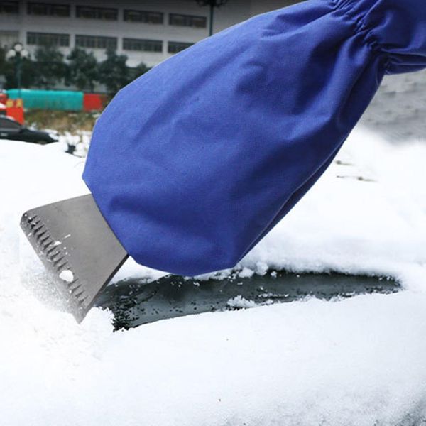 

car ice scraper miwinter warm car windshield snow shovel glove for auto window outdoor snow shovel glove