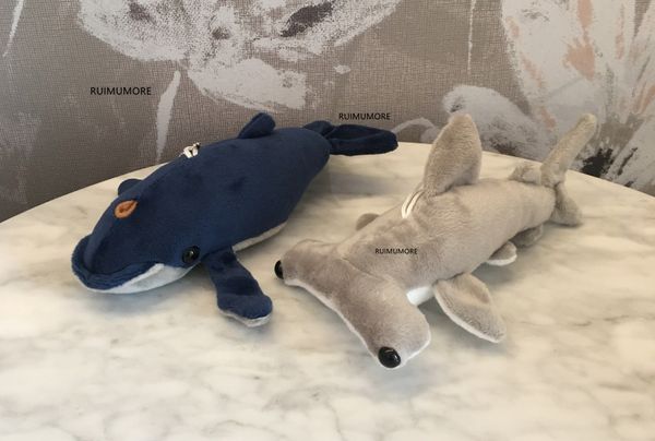 

cute 2colors , shark plush toys , big size 20cm shark , whale plush stuffed toy doll