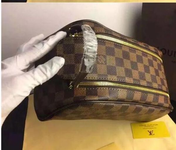 

19fashion men's travel toilet bag genuine leather large capacity cosmetic bags toiletry bag makeup pouch for women