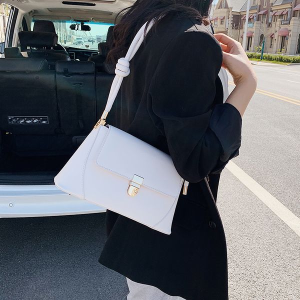 

fuahalu baguette bag new wild shoulder messenger bag fashion suitable for multiple occasions single shoulder women b