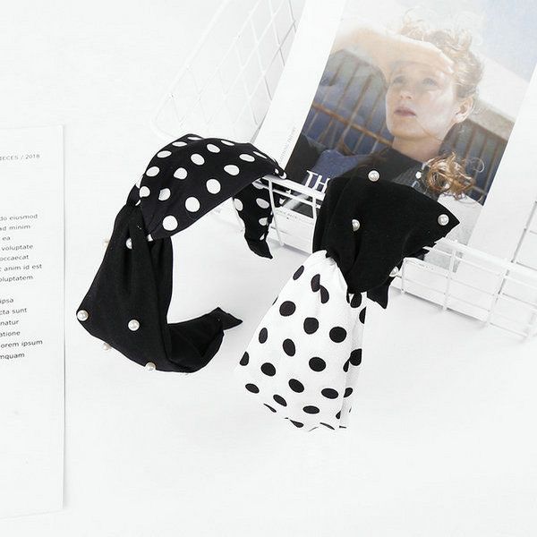 

полька моды оголовье с аксессуарами жемчужные дамы волос ежедневно согласующие износ частей оголовье тенденция головной убор прямых продаж, Black;brown