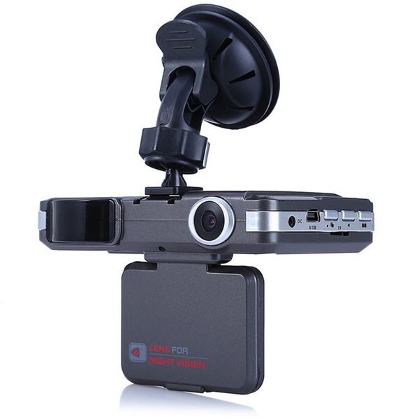 

2 in 1 auto dvr dash cam video speed detector/gps car camera parking recorder mini dvrs camera 2.0" camcorder car dvr