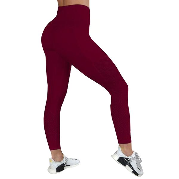 

2019 new profe ional yoga pant running port fitne gym trou er outdoor limming high hip lift good ela tic force breathing with hole