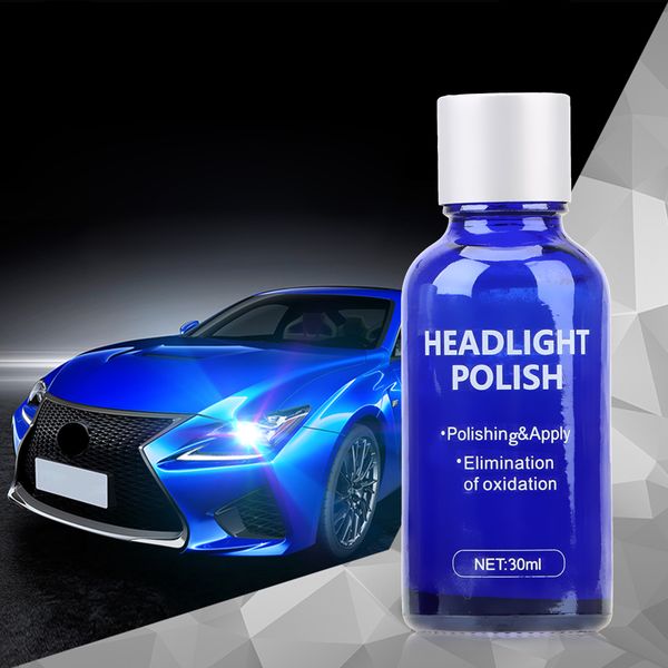 

leepee 30/10ml car headlight restoration kit polishing coat repair agent liquid