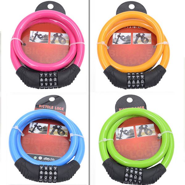 

password bicycle combination lock bicycle cable lock strong security code steel wiring safety anti-theft equipment