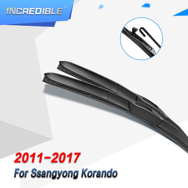 

невероятно hybrid wiper blades для ssangyong korando fit крючок arms 2011 2012 2013 2014 2015 2016 2017