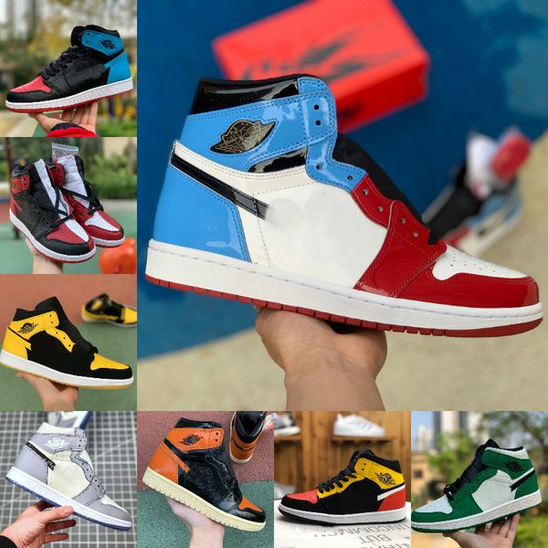 

дешевые high 1 og gs x-men баскетбольная обувь обсидиан asg unc багровый оттенок бесстрашным запретило retroes 1s чикаго женщины белый серый