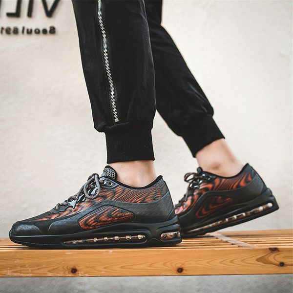 

2020 new running sneakers men outdoor black white jogging walking shoes for men big size 39-46 comfortable athletic shoes