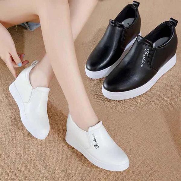 

with box sneaker casual shoes trainers fashion sports shoes leather boots sandals slippers vintage air for woman 04px213, Black