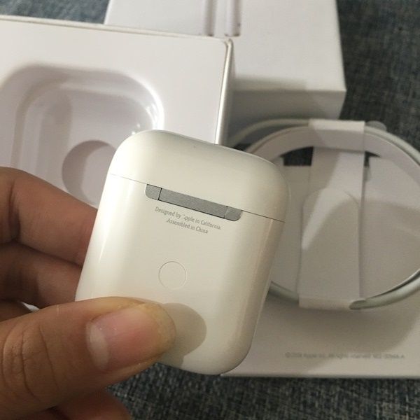 

Pod generation 2 with h1 chip wirele earphone charging bluetooth headphone earbud for airpod w1 chip 2nd upercopy dhl hipping