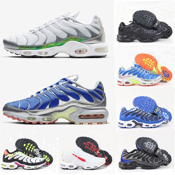 

new tn plus running shoes for mens tropical tides multi color tns trainers chaussure homme designer sports sneakers, White;red