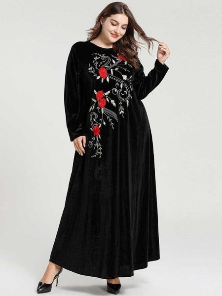 

ethnic clothing long islam dress turkish islamic for women girls, Red
