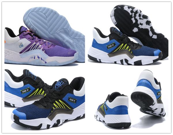 

новый 2019 с коробкой mens d. o. n. issue #1 баскетбольная обувь donovan mitchell spida 1s роскошные кроссовки бесплатная доставка размер 40