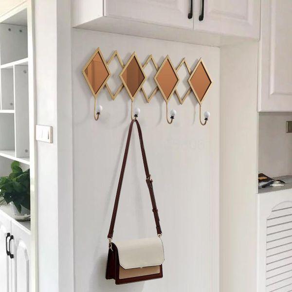 

nordic hook creative wrought iron coat hook door key frame porch decorative coat punching rack