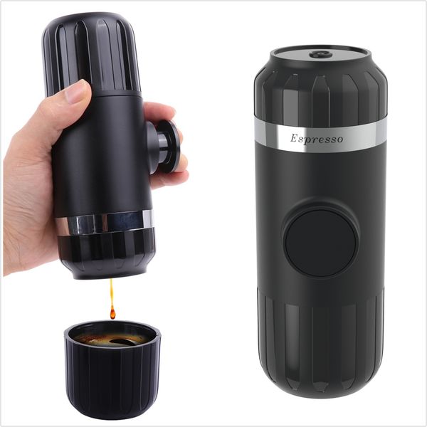 

Manual Mini Portable Espresso Coffee Machine Manual Coffee Maker Hand Pressure Portable Espresso Machine Shipping Free