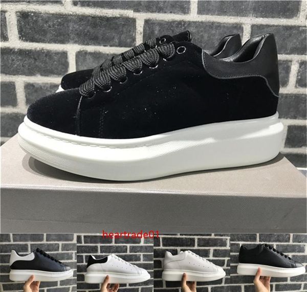 

velvet black mens womens chaussures shoe beautiful platform casual sneakers luxury designers shoes leather solid colors dress shoe