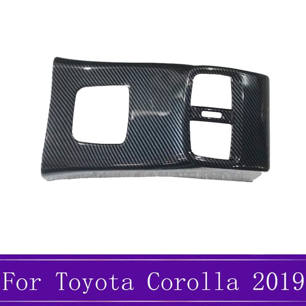 

high configuration car armrest storage trim rear back upside air conditioning outlet vent car styling for corolla 2019