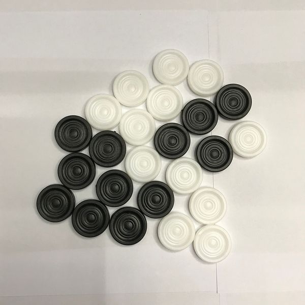 

1 set ckeckers durable folded plastic collapsible draughts checkers chess checkers set for kids children adults