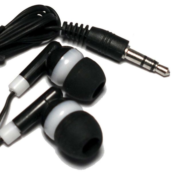 

Whole alelot of 100 new tandard 3 5mm earbud mp3 mp4 ipod black white generic for chool cla room tudent
