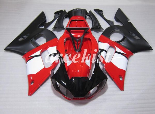 

4 gifts motorcycle new abs full fairings kit fit for yamaha yzf-r6 1998 1999 2000 2001 2002 r6 98 99 00 01 02 body set red whiteblack