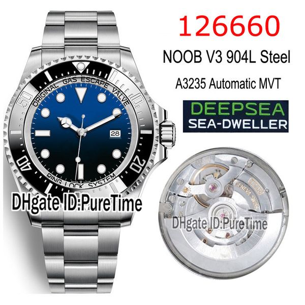 

n v3 904l ал 126660 sea-dweller eta swiss cal.3235 a3235 авомаиека мђжкие а еѬнй кеѬамие Slivery;brown