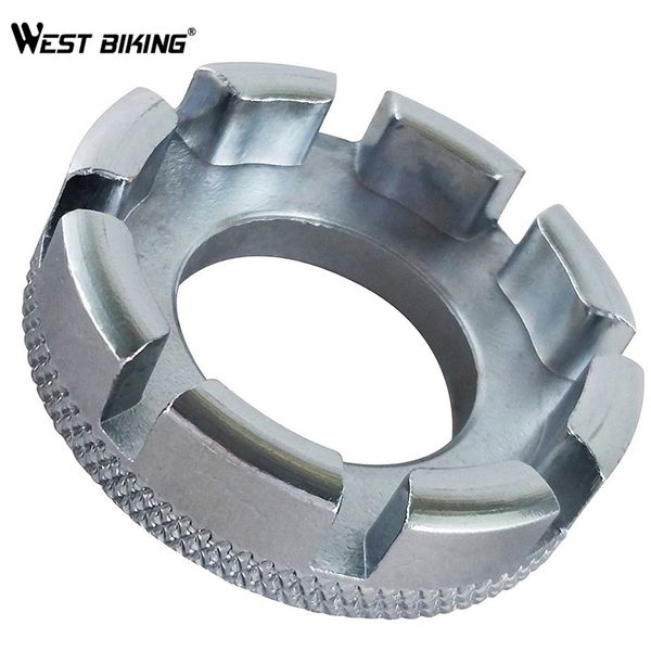 

west biking bicycle spoke wrench tool 8 way spoke nipple key bike wheel spanner wrench repair tool cycling accessories
