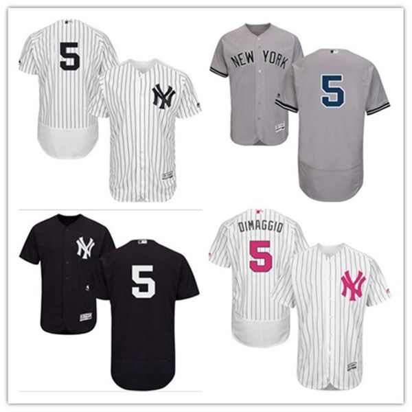 

custom baseball jerseys ny 5 joe dimaggio new yorkyankees yankee men women youth red white high-quality jersey, Blue;black