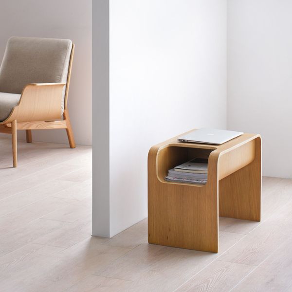 

northern european-style solid wood sofa corner table small apartment furniture small tea table simple cabinet cabinet small ins wind