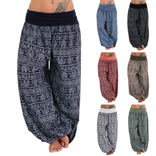 

women's pants & capris 2021 arrival women stretchy wide leg palazzo lounge autumn winter fashion trendy casual loose long trourse stree, Black;white