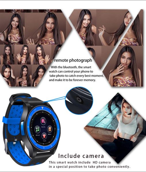 

bluetooth smart watch r10 support sim card camera pedometer smartwatch for android phone pk dz09 gt08 v9 wristwatch