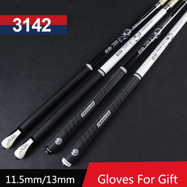 

new 10mm/11.5mm/13mm tip billiards pool cues stick two handle type china taco de sinuca 2016