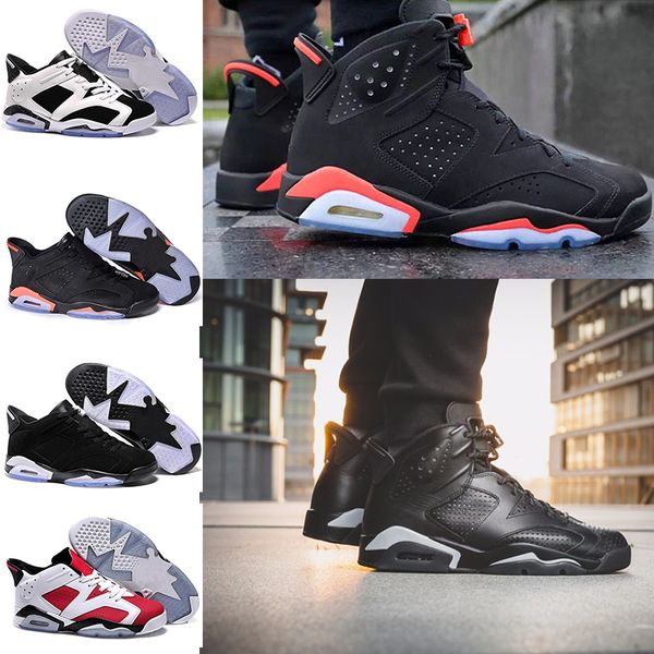 

2019 new vi 6 basketball shoes maroon men black cat discount 6s vi carmine sneaker casual sports shoe sneakers trainer ing