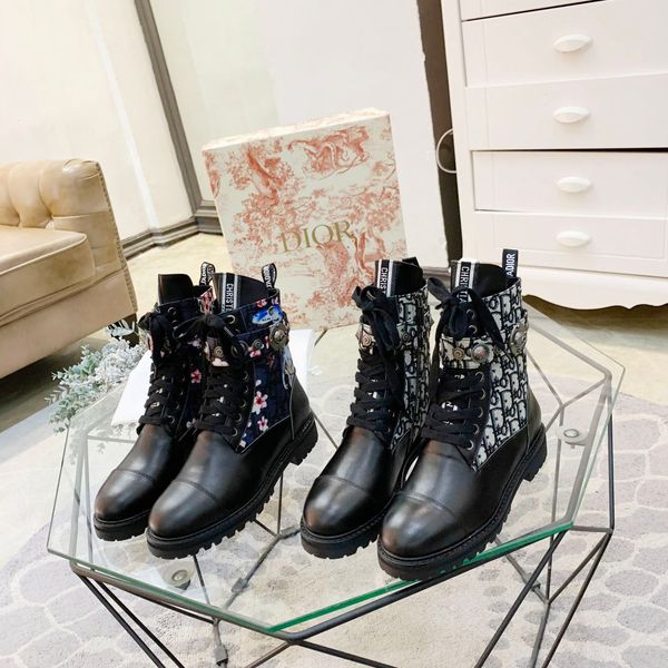 

new style luxury women's ankle boots fashion design brand thigh high heel winter women's boots platform unique pattern ghesf, Black