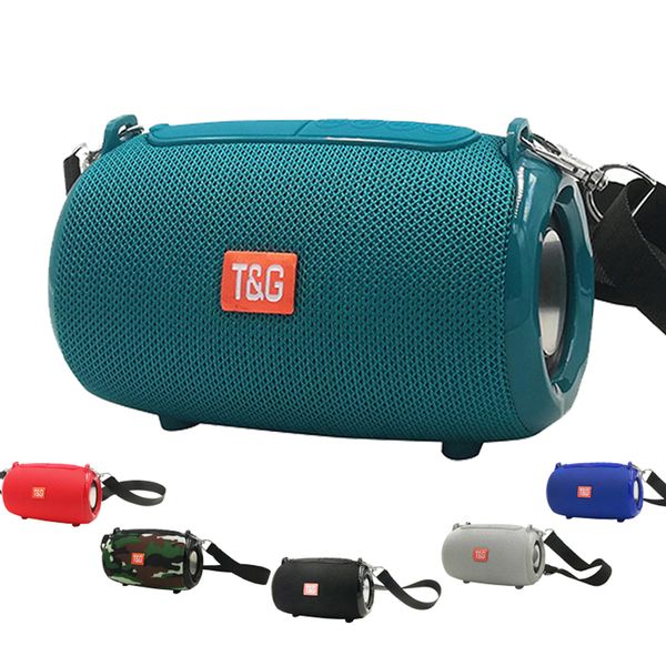 

tg533 bluetooth speaker portable fm radio wireless column waterproof outdoor box loudspeaker powful speaker for phone tablets