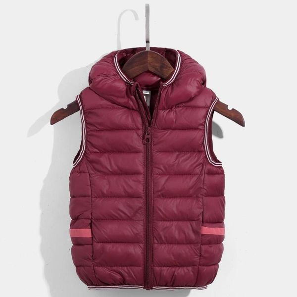 

children hooded vests 2020 autumn/winter fashion kids warm outerwear coat for baby boys girls 2-10 years waistcoat dwq584, Blue