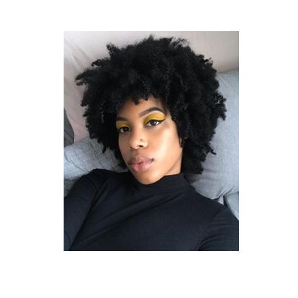 New Kinky Curly Wig African Ameri Hairstyle Brazilian Hair