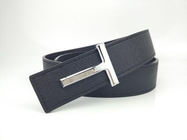 

new arrival fashion big buckle belts for men genuine leather luxury belt designer belts men belt for gift, Black;brown