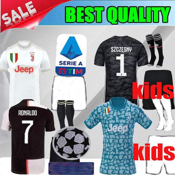 

2019 juventu home away white ronaldo kid occer jer ey 19 20 goalkeeper 1 zcze ny football hirt 2020 third blue children football hirt