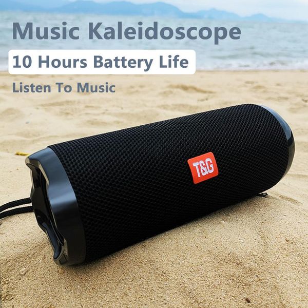 

tg191 high power portable speaker outdoor wireless bluetooth speaker waterproof 20w 3d music column subwoofer boom box fm tf card aux