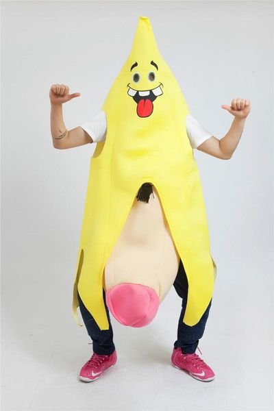 

halloween banana men cosplay costume fancy fruit costume christmas carnival party decorations stage costume, Black;red