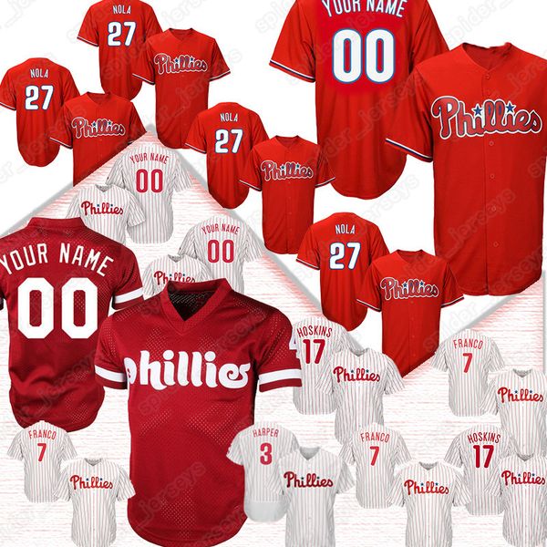 

Custom Philadelphia Jersey Phillies 3 Bryce Harper 56 Zach Eflin 7 Maikel Franco 37 Odubel Herrera 96 Tommy Hunter 27 Aaron Nola Jerseys