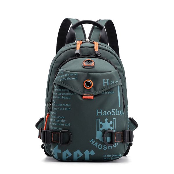 

men casual back-packs 2019 new waterproof nylon travel back-pack for men school bag teenage boys back pack separable bag strap