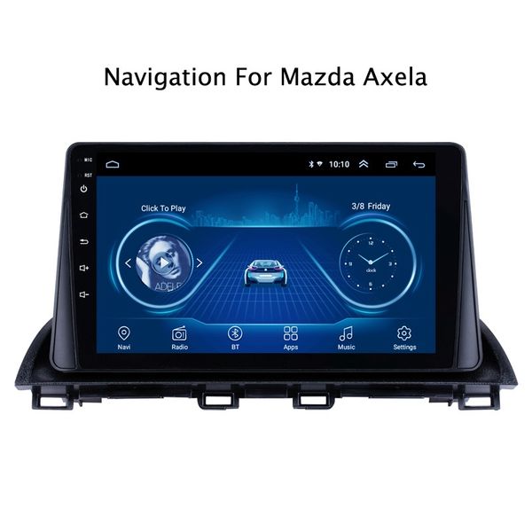 

9" super slim touch screen android 8.1 gps navigation for 2015 3 axela car radio stereo bluetooth multimedia head unit car dvd