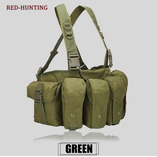 

tactical vest sports chest rig camping hunting magazine carrier combat army gear men vest, Camo