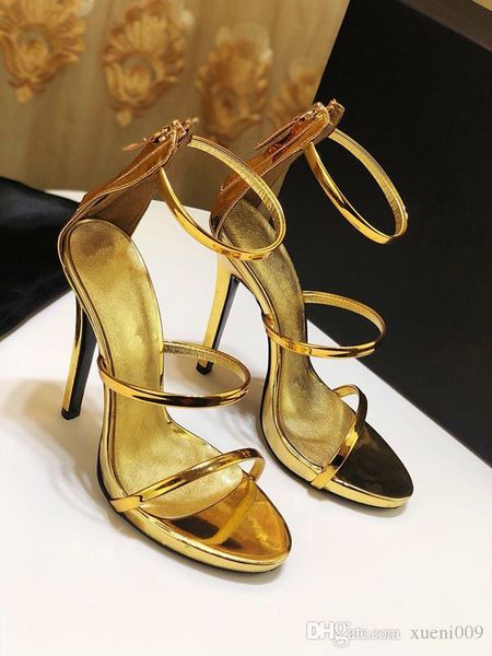 

new arrivals patent leather thrill heels women unique designer pointed toe dress wedding shoes shoes letters heel sandals yz19051503, Black