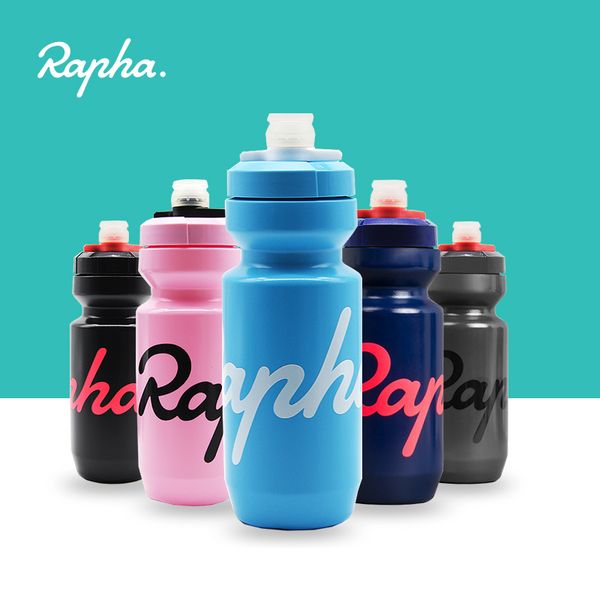

rapha cycling water bottle 750ml leak-proof squeezable bottle taste-bpa-plastic camping hiking sports water