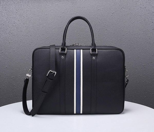 

designer briefcases men business handbag genuine leather lus vit handbag real leather large capacity handbag